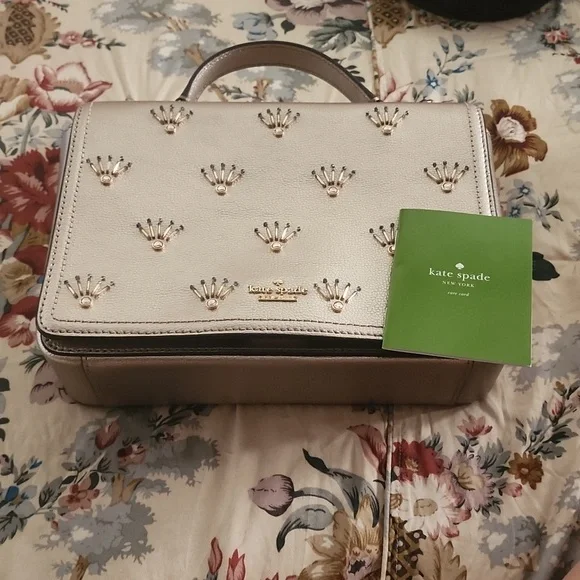 NWT Kate Spade Patterson Drive Embellished Maisie Satchel